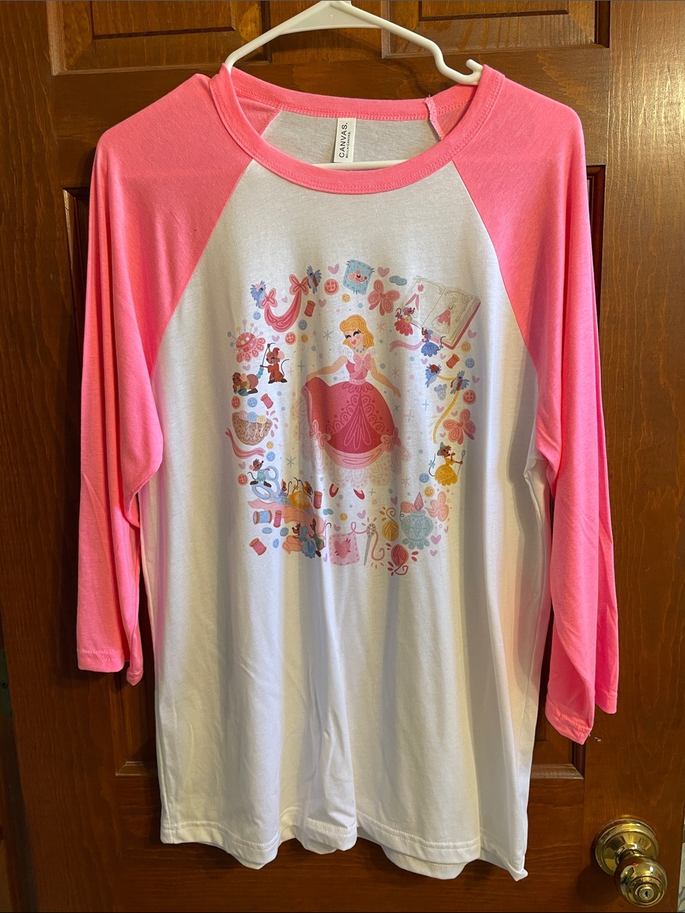 Disney Baseball Tshirt Cinderella Mice